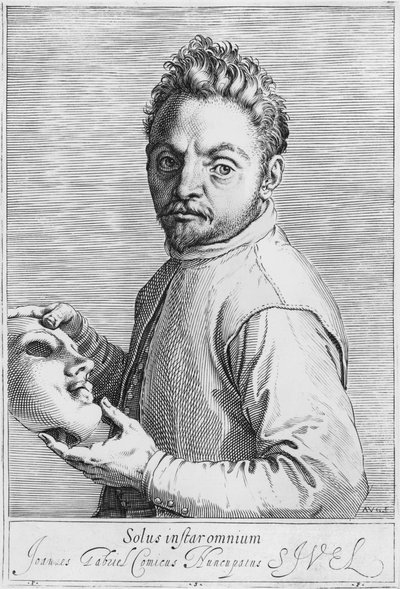 El actor Jean Gabriel Swel de Agostino Carracci